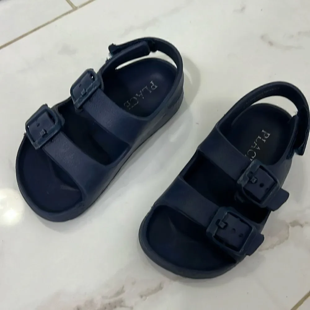 Blue Sandals (Birkenstock Like) Baby Shoes - Excellent Condition